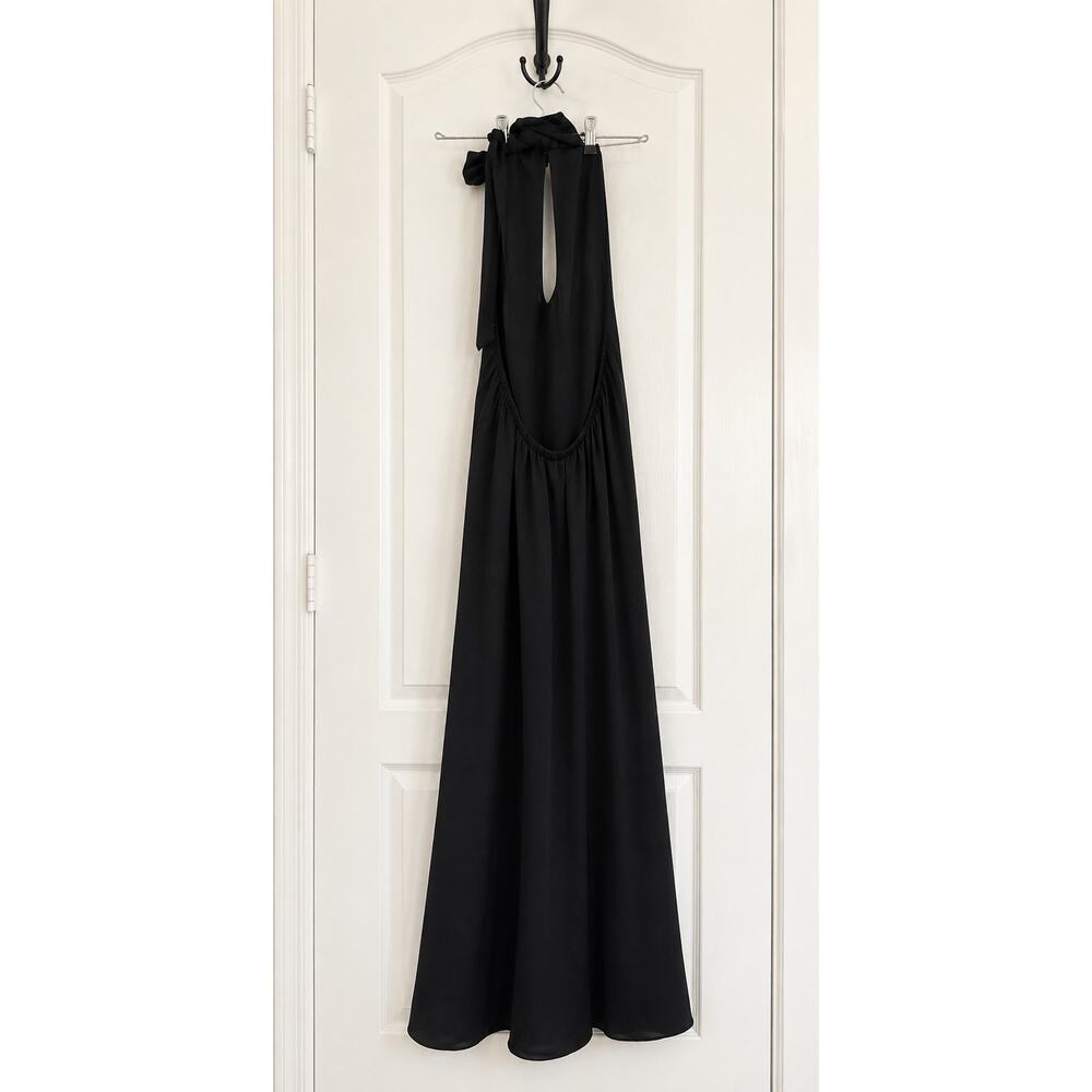 VICI x Hayley 2021 Limited Edition Black Halter  Maxi Dress M Dark Feminine - Picture 2 of 9